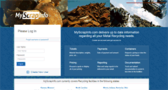 Desktop Screenshot of myscrapinfo.com